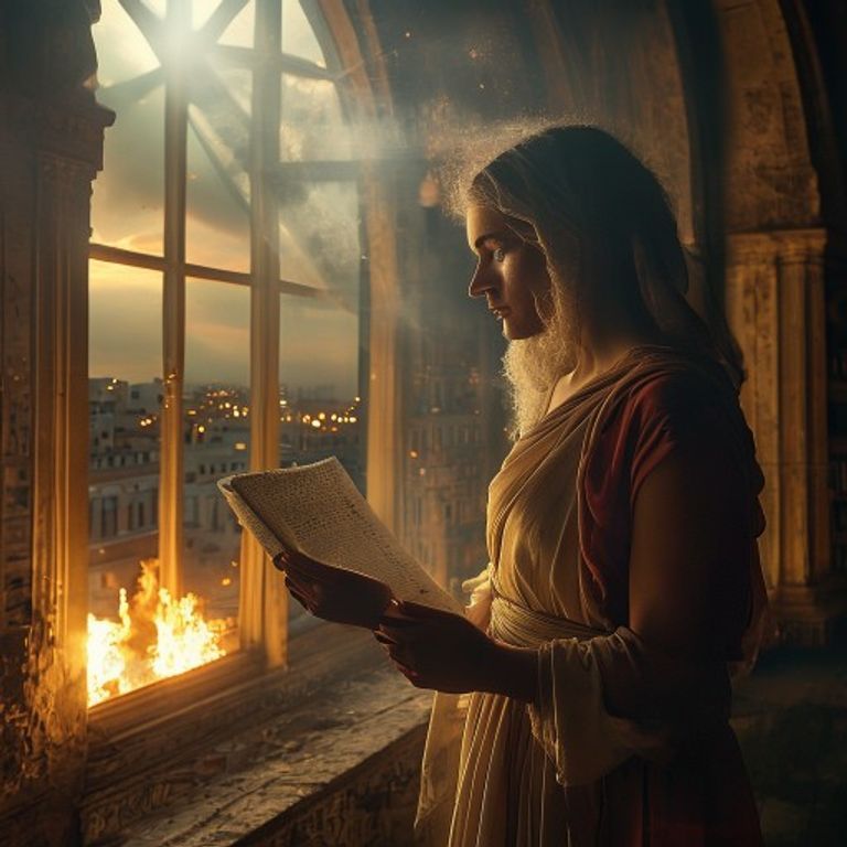 Hipatia: La última luz de la Biblioteca de Alejandría — Los Ojos de Zafiro